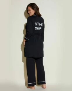 Cosabella Nursing 3 Piece Set With Print Robe