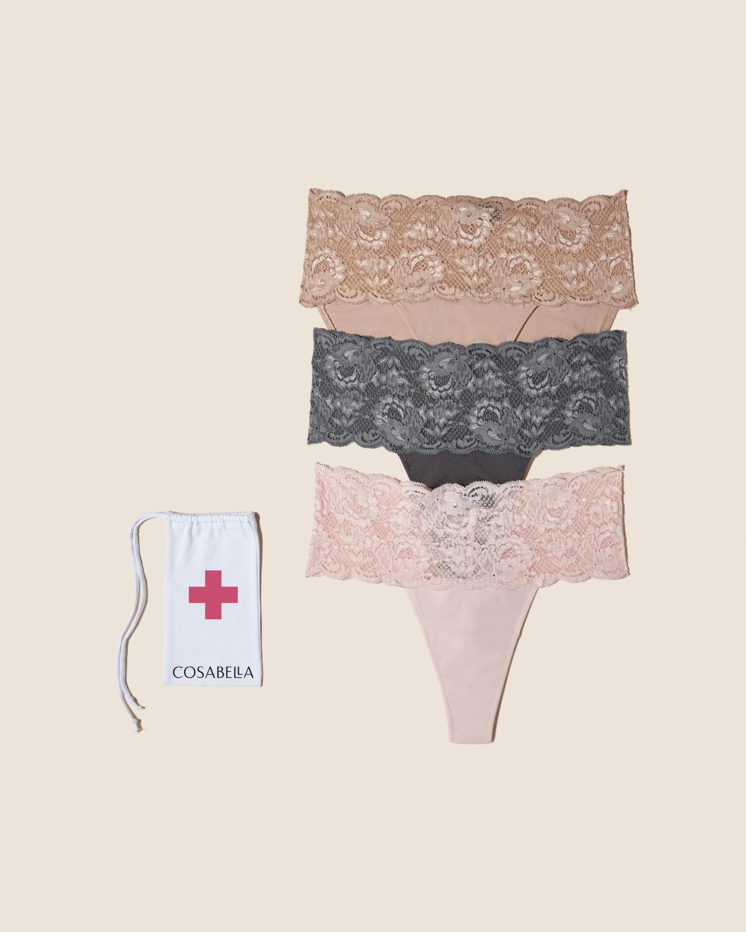 Cosabella Emergency Panty 3 Pack