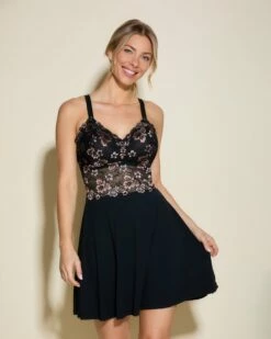 Cosabella Curvy Chemise & G-String Set